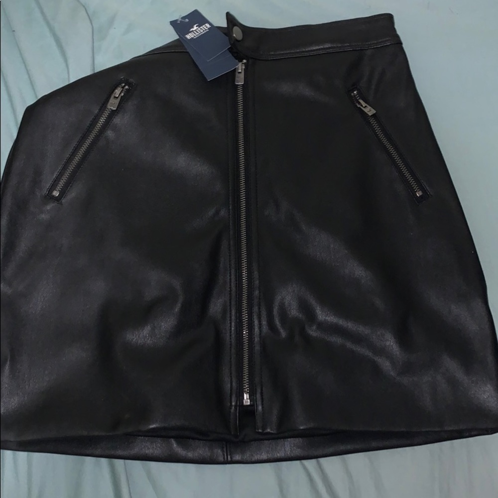 Leather skirt